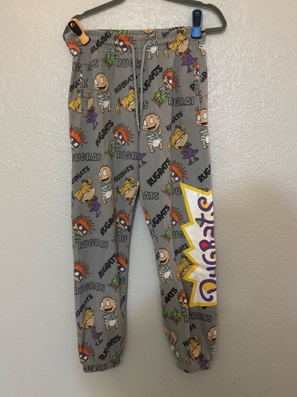 RuGrats Gray Women's Cartoon Print Jogger Pants